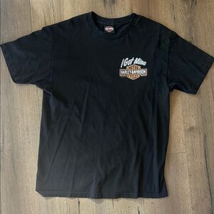 Harley-Davidson Canoga Park Black Tee with Logo ! Large